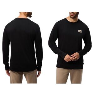 Psycho Bunny Men’s Monroe Long Sleeve Tee size 3 (XS) Black